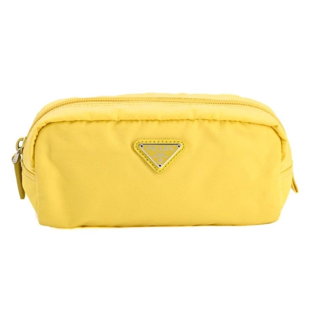 Prada Yellow Cosmetic Bag - Picture 1 of 8